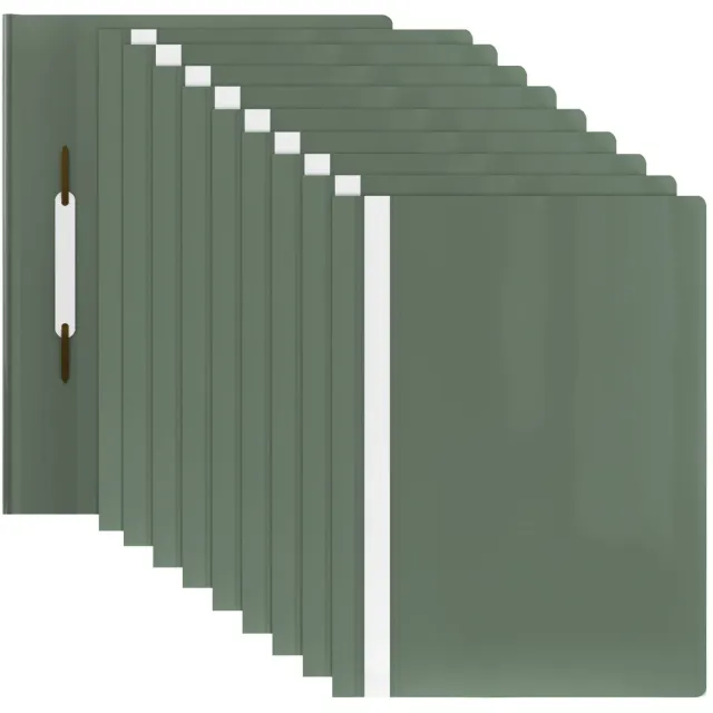 ACROPAQ cartelline a lembi A4 verde pastello 10 pezzi cartone