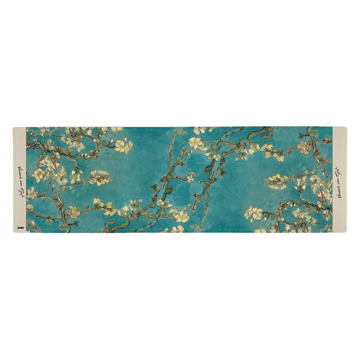 Kaos Van Gogh Vaso di Iris runner tavola 150x56 cotone