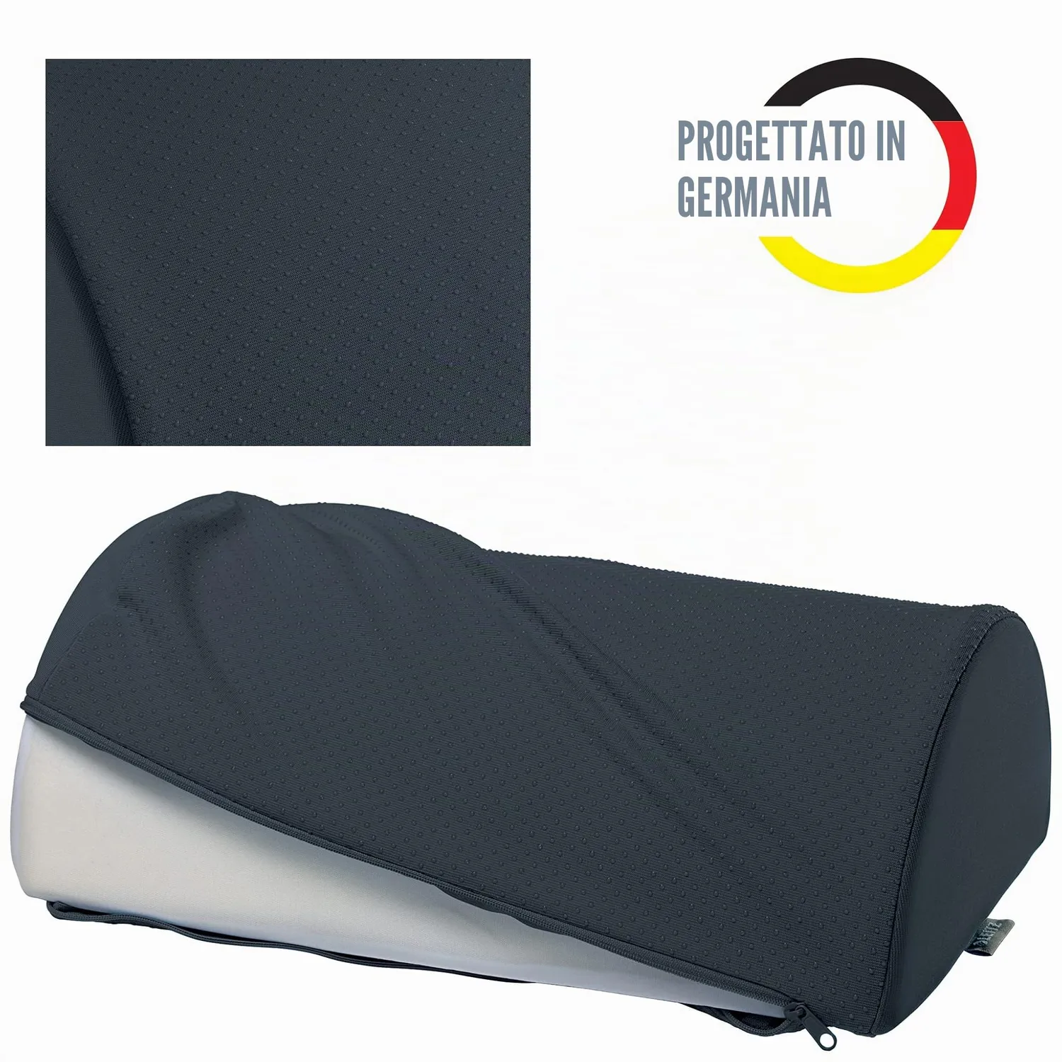 Leitz Ergo Cosy poggiapiedi regolabile grigio 260x140x405 mm