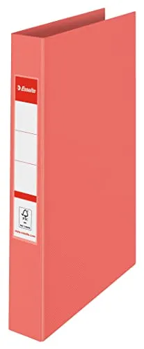 Esselte ColourBreeze 628433 Raccoglitore 2 Anelli A4 Corallo 10pz