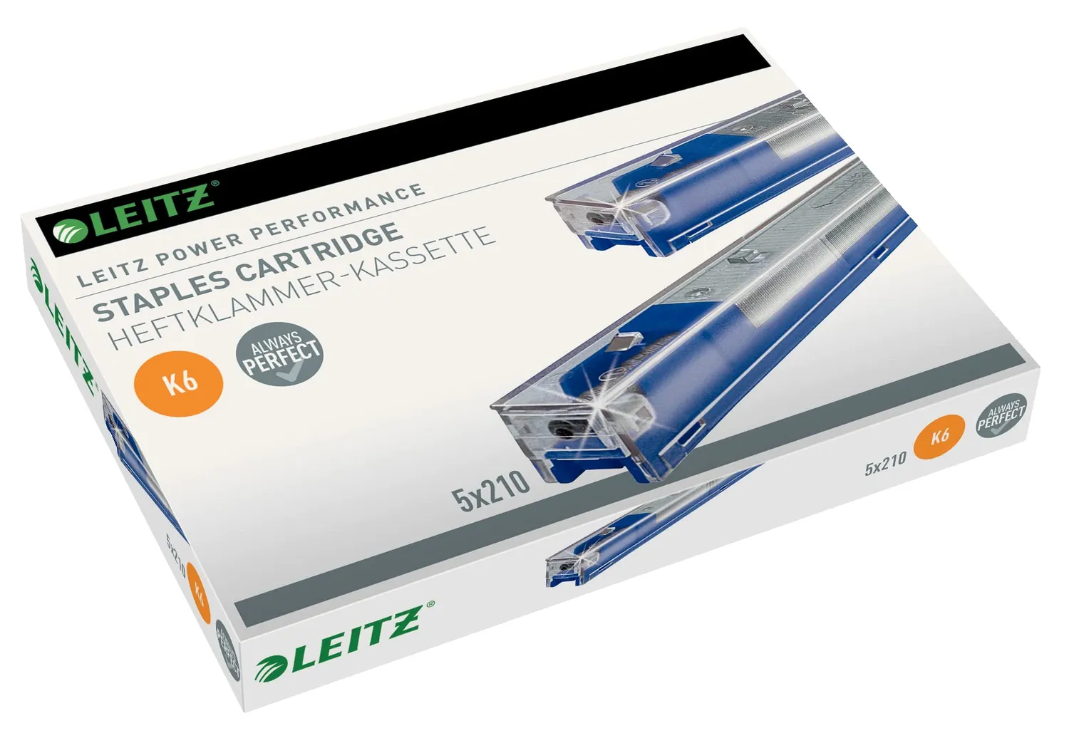 Leitz Ergo WOW Power Performance K8 punti 40 fogli 1050 pz acciaio