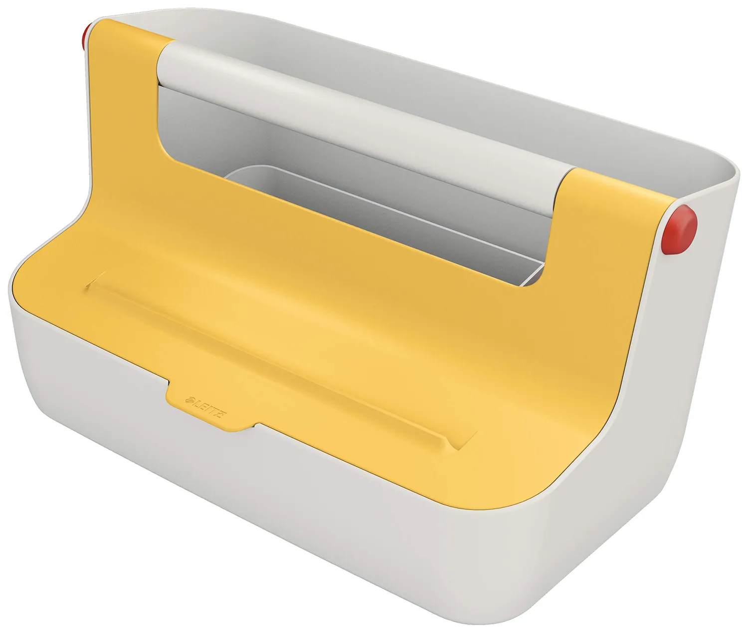 Leitz Cosy cassetta portaoggetti maniglia grigio velluto A4